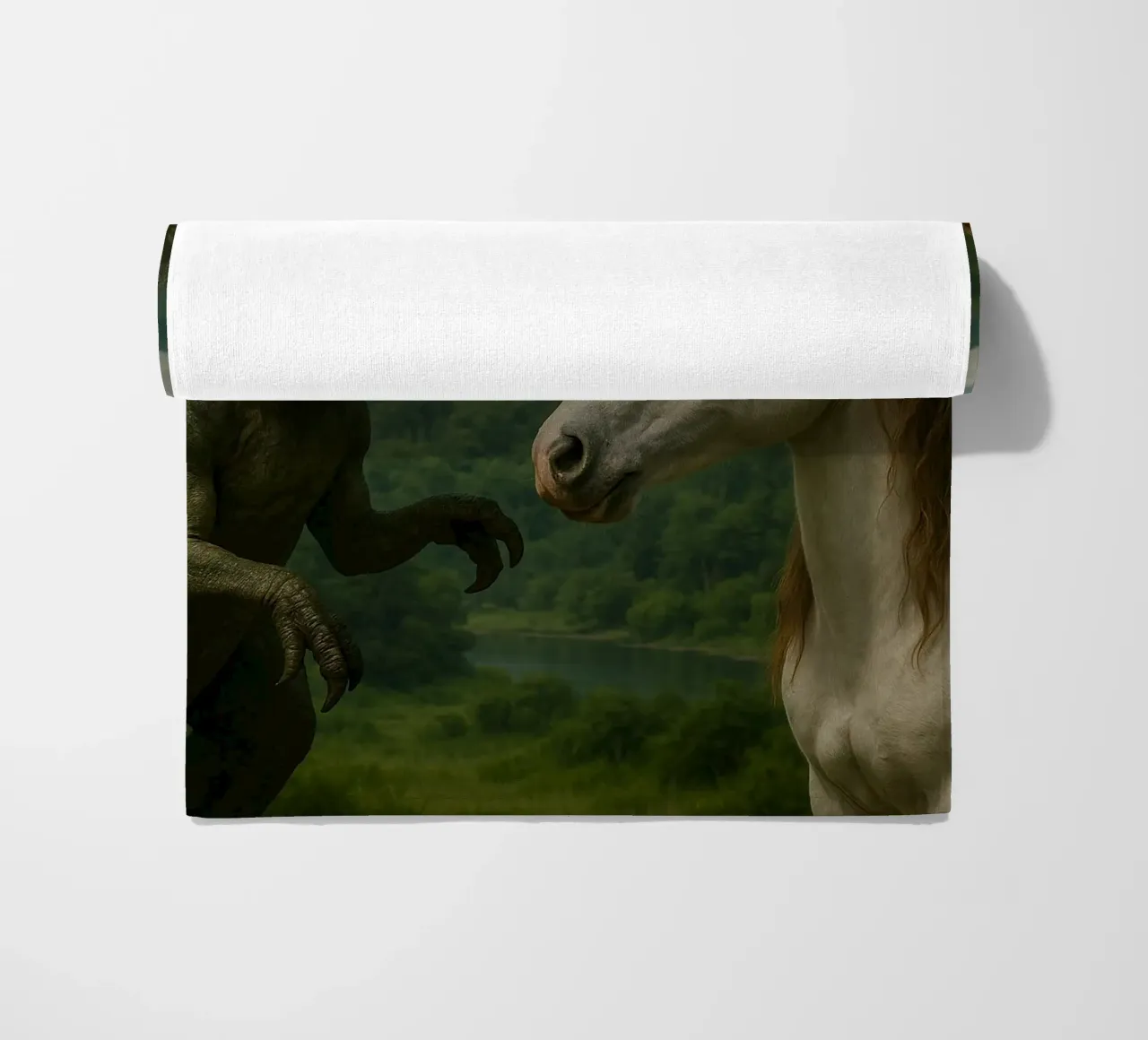 DINO UNICORN REAL telo mare da Vintage Van Gogh