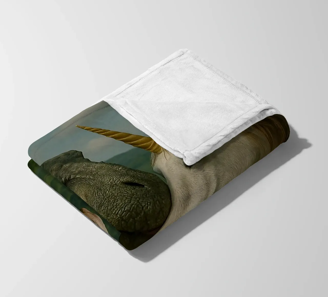 DINO UNICORN REAL coperta in pile da Vintage Van Gogh