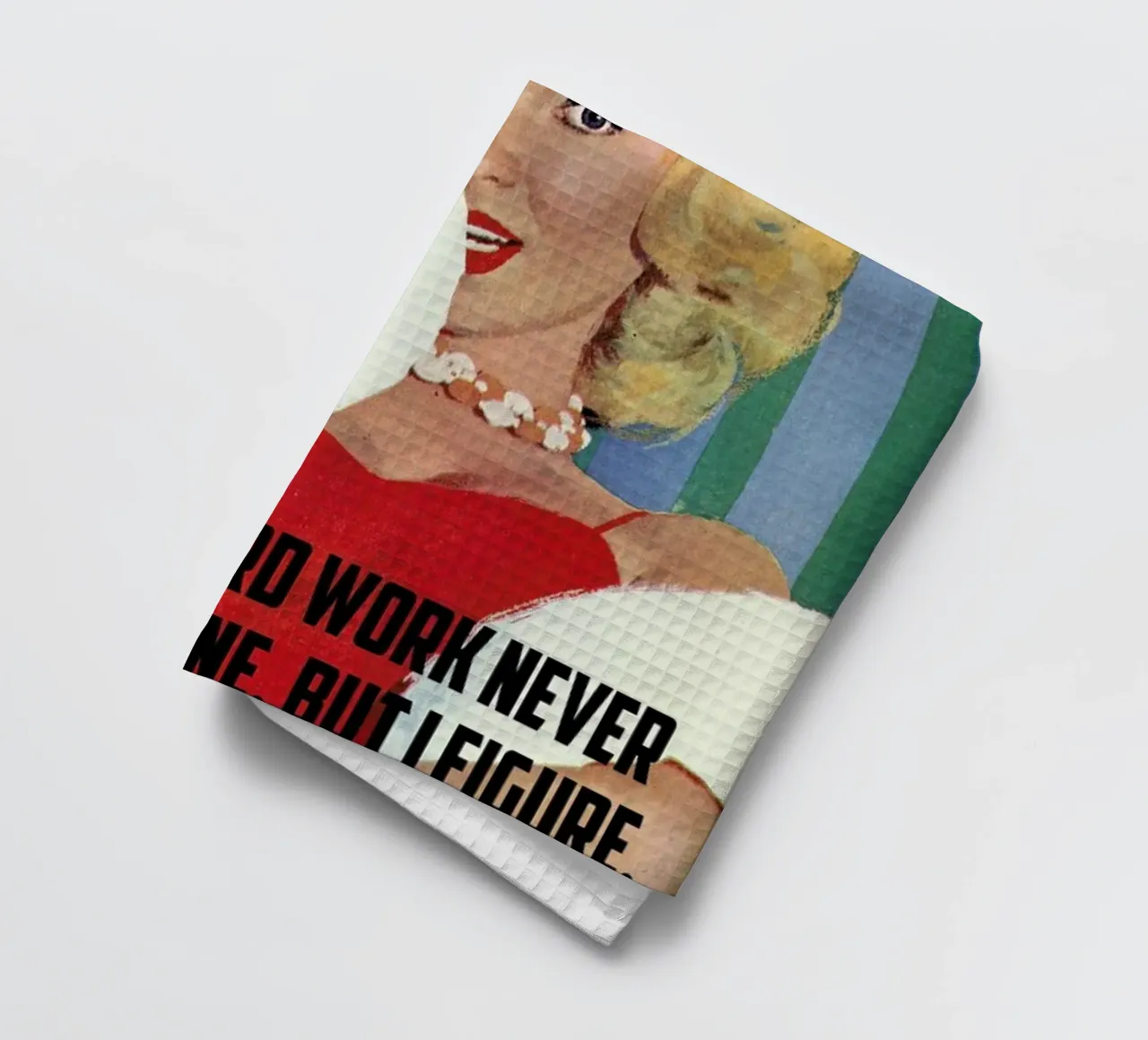 It's True Hard Work canovaccio da cucina da Gallery Print and Art Limited