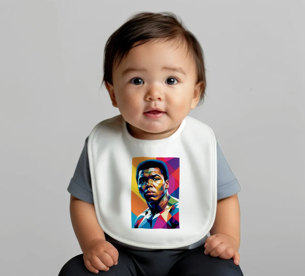Muhammad Ali wpap neon bavaglino da BONANZA