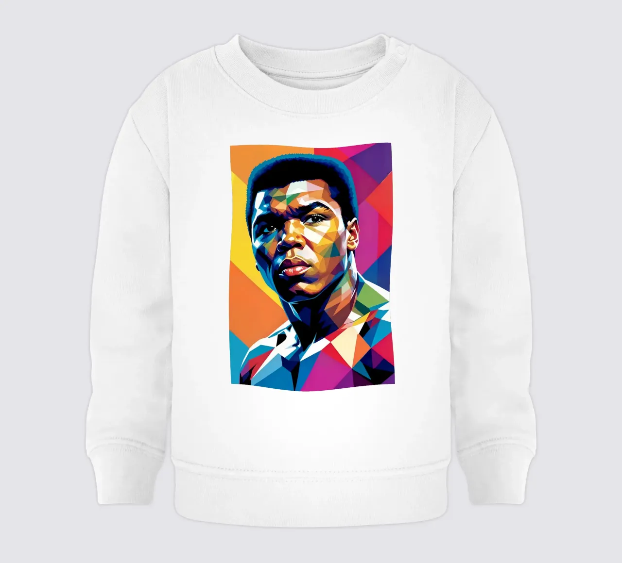 Muhammad Ali wpap neon felpa neonato da BONANZA