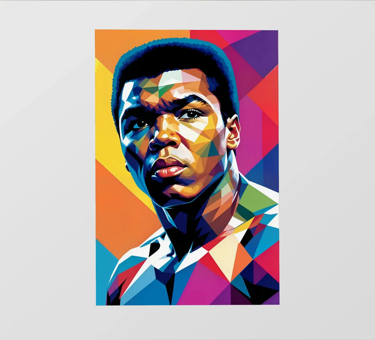 Muhammad Ali wpap neon telo in pvc da BONANZA
