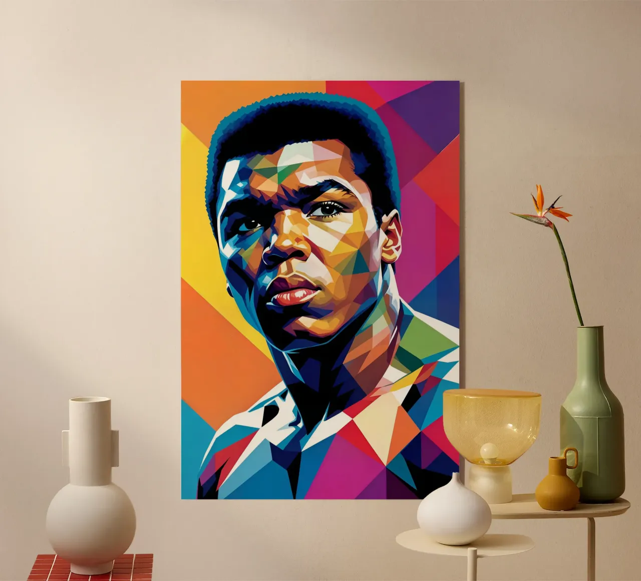 Muhammad Ali wpap neon plexiglass da BONANZA