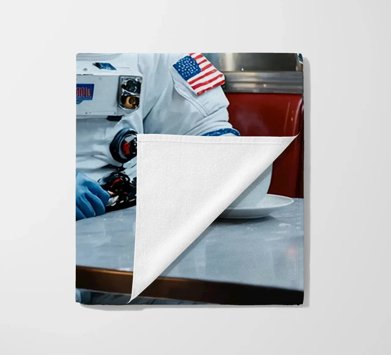 Astronaut Dinner telo mare da Flo Klein