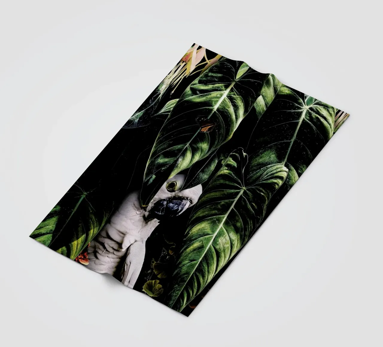 Jungle Scene coperta in pile da Wouter Rikken