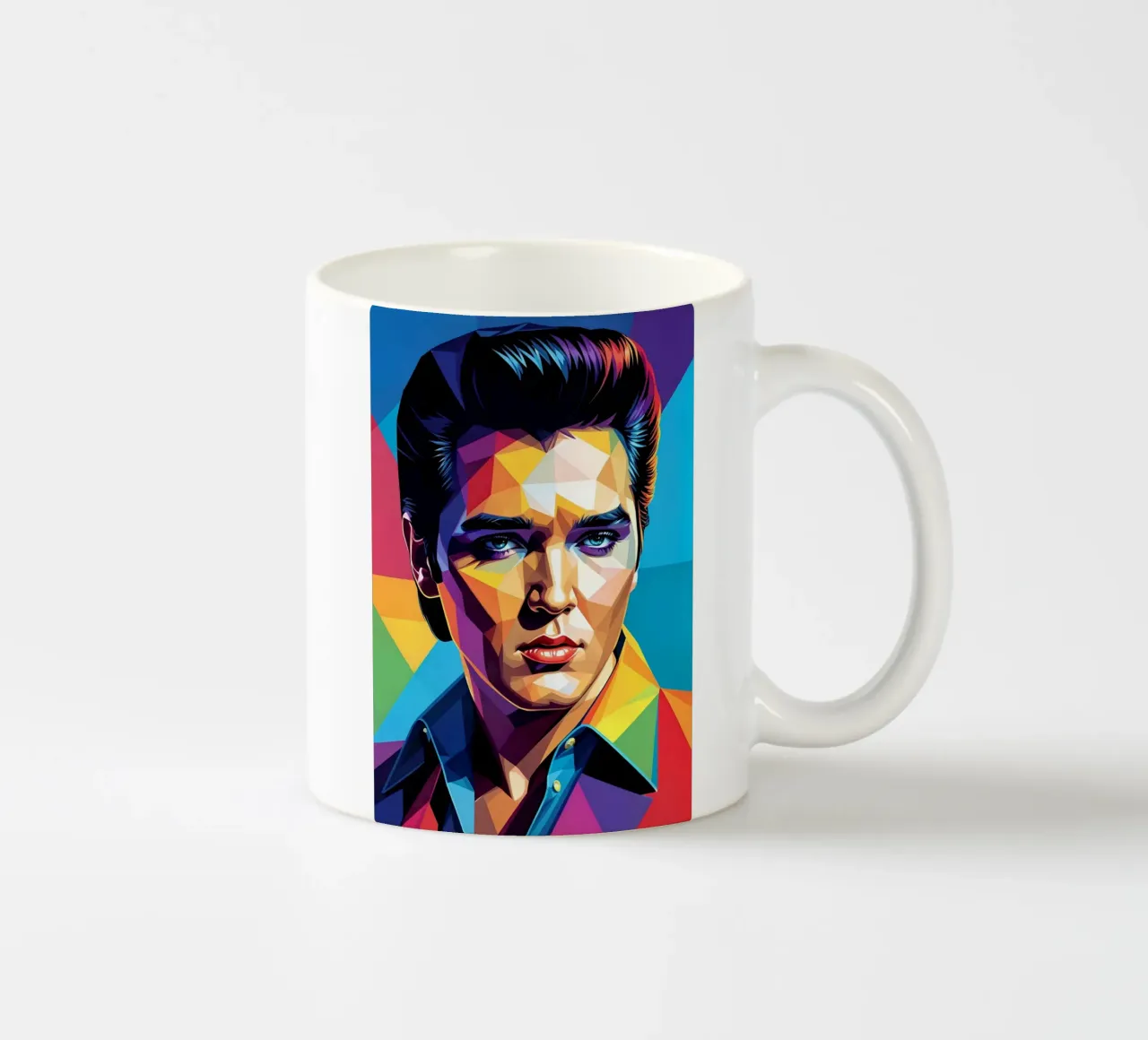 Elvis Presley wpap neon Keramik Tasse von BONANZA