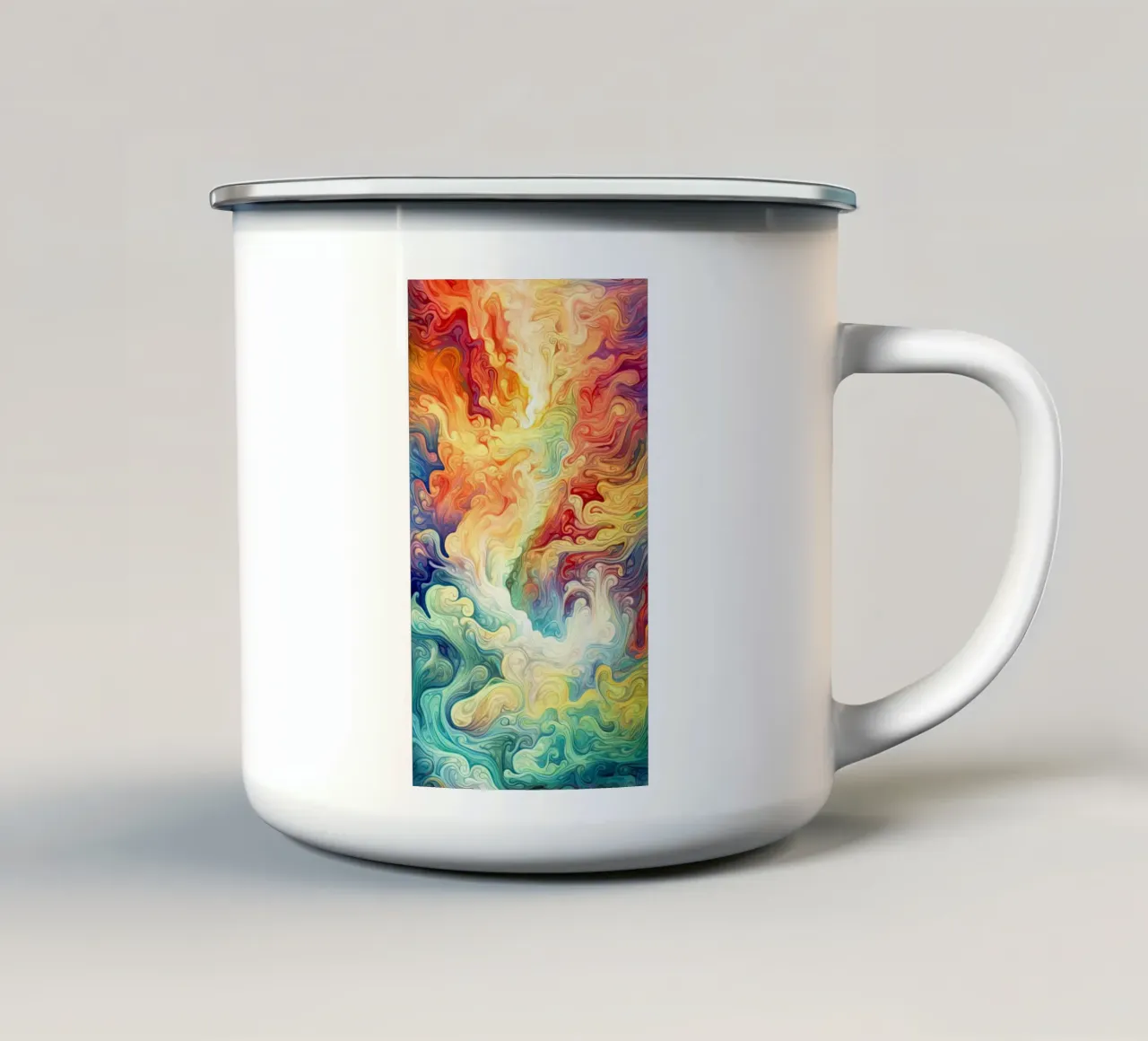 Arte da parete di Imagine tazza in smalto da Imagine