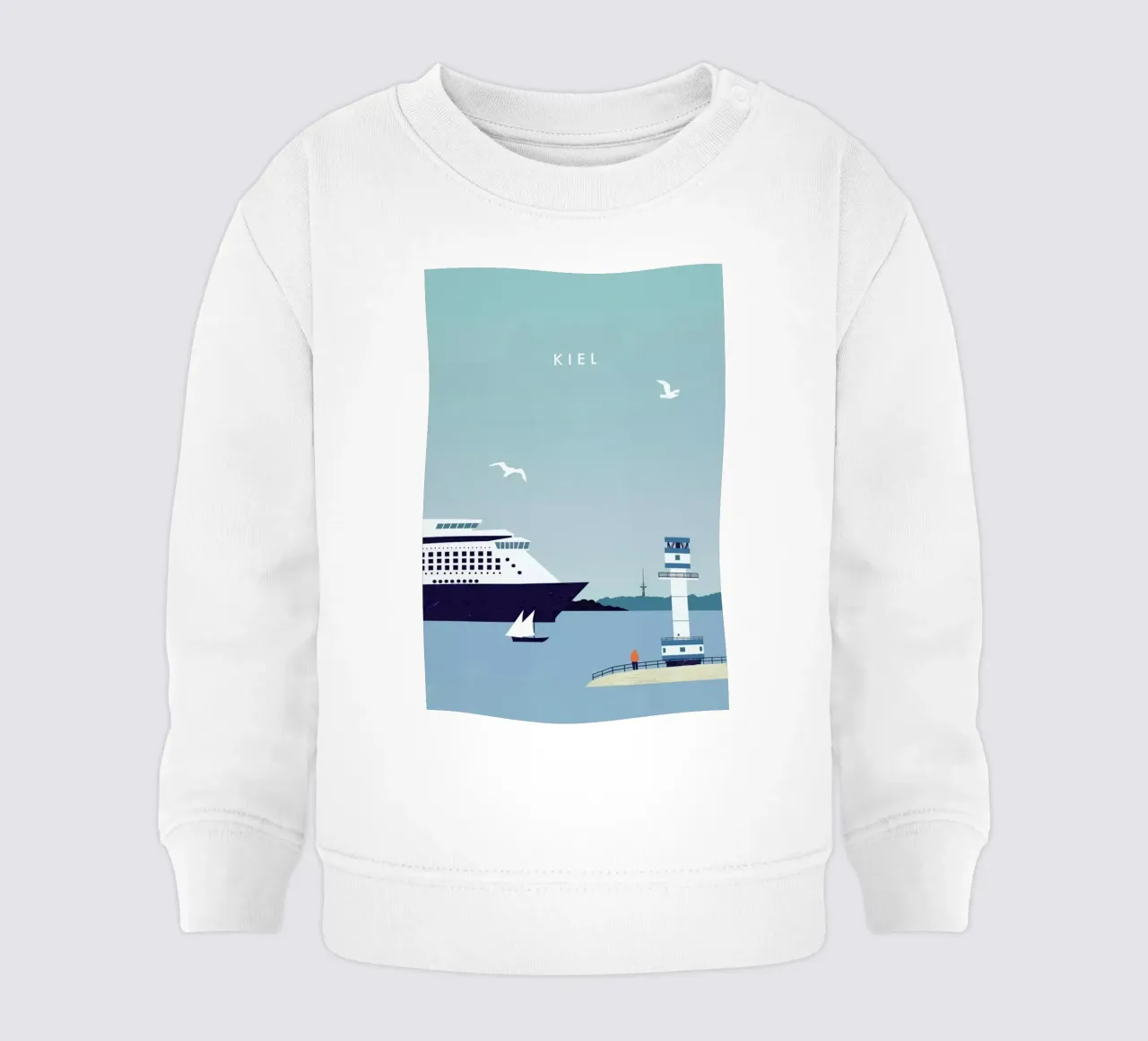 Kiel baby sweatshirt by Katinka Reinke