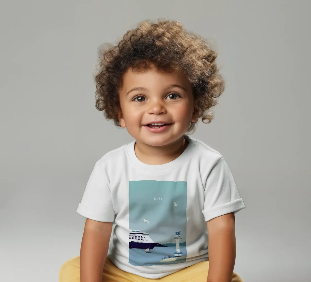 Kiel baby t-shirt by Katinka Reinke