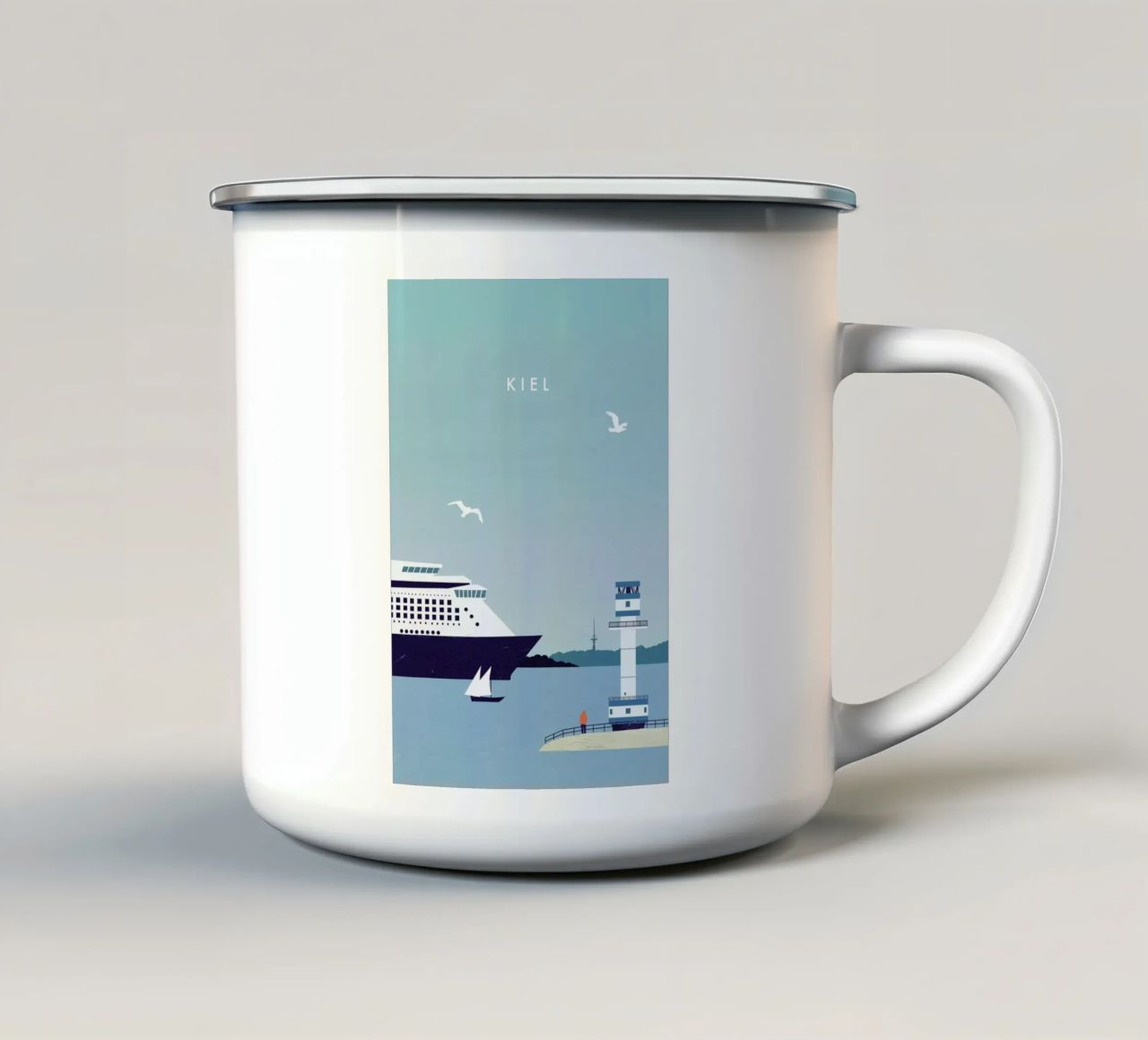Kiel tazza in smalto da Katinka Reinke