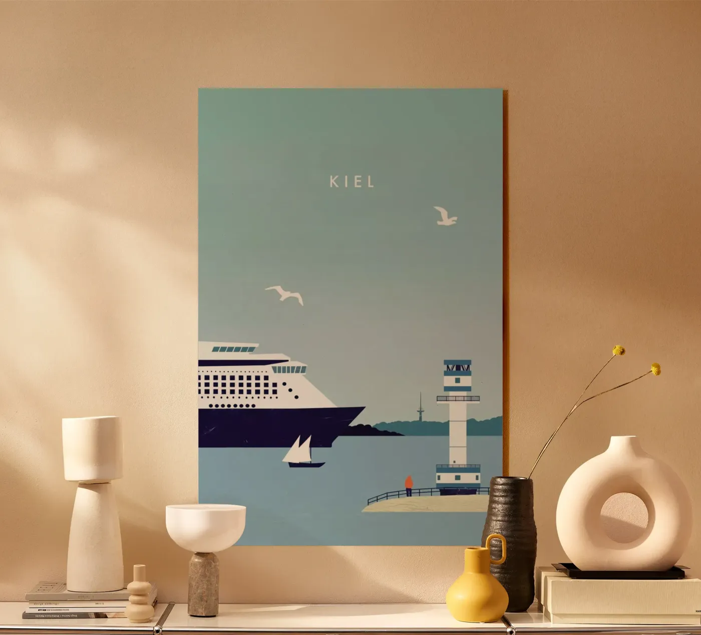 Kiel acryl van Katinka Reinke