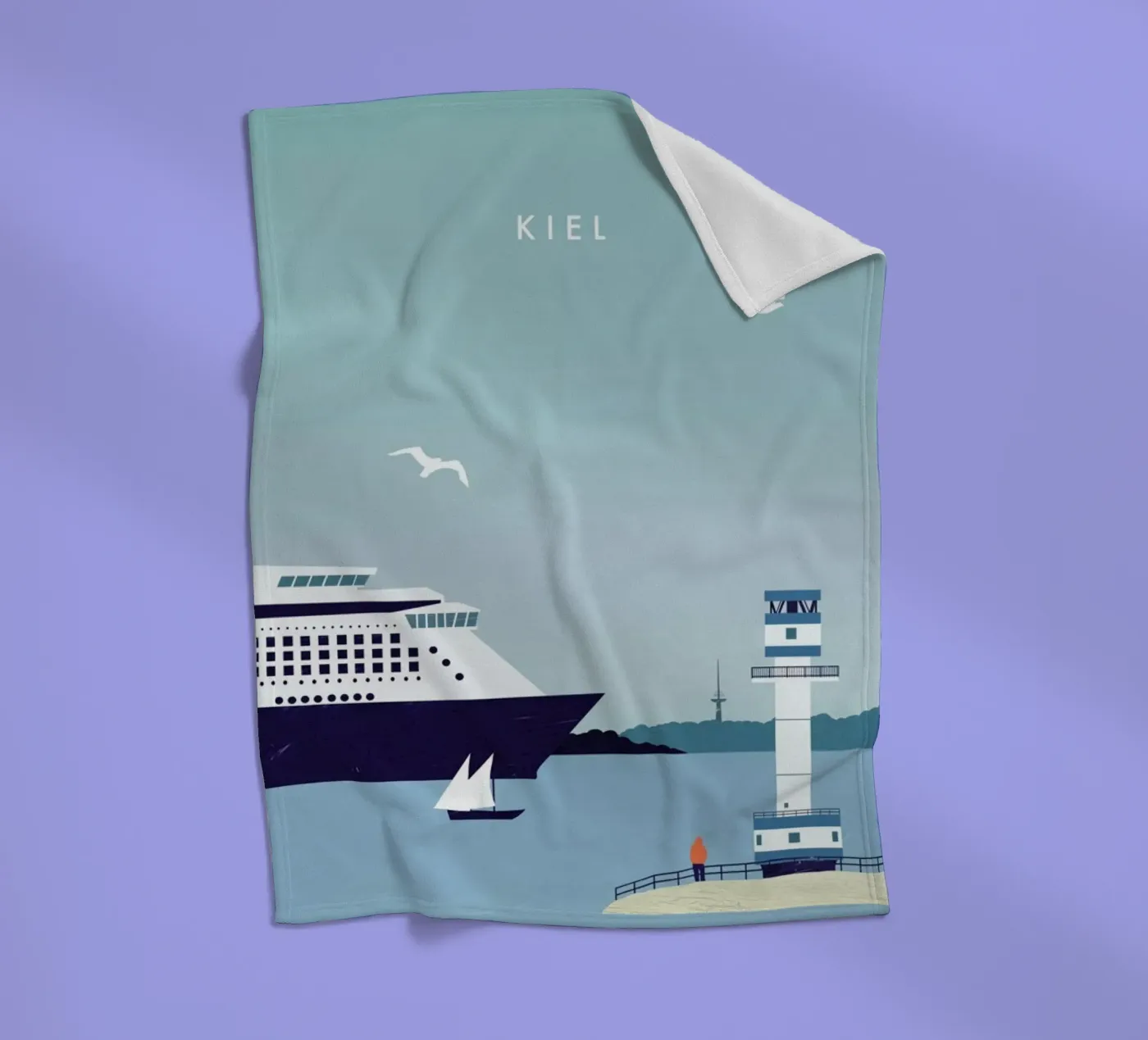 Kiel fleecedeken van Katinka Reinke