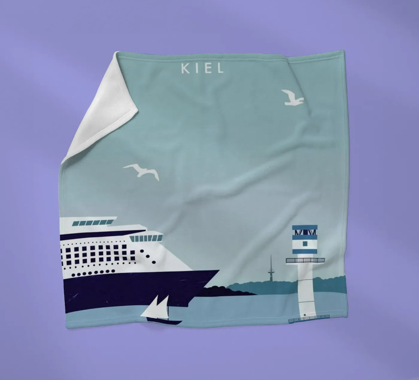 Kiel fleecedeken van Katinka Reinke