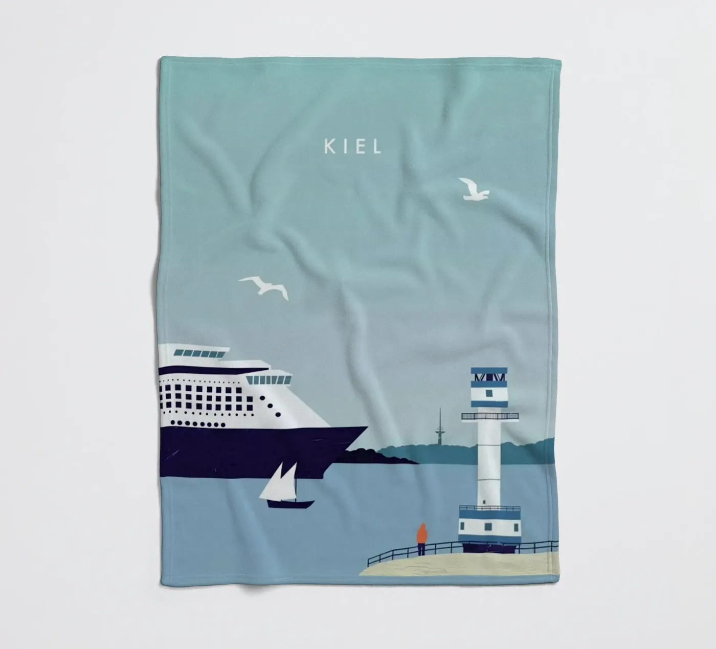 Kiel fleecedeken van Katinka Reinke