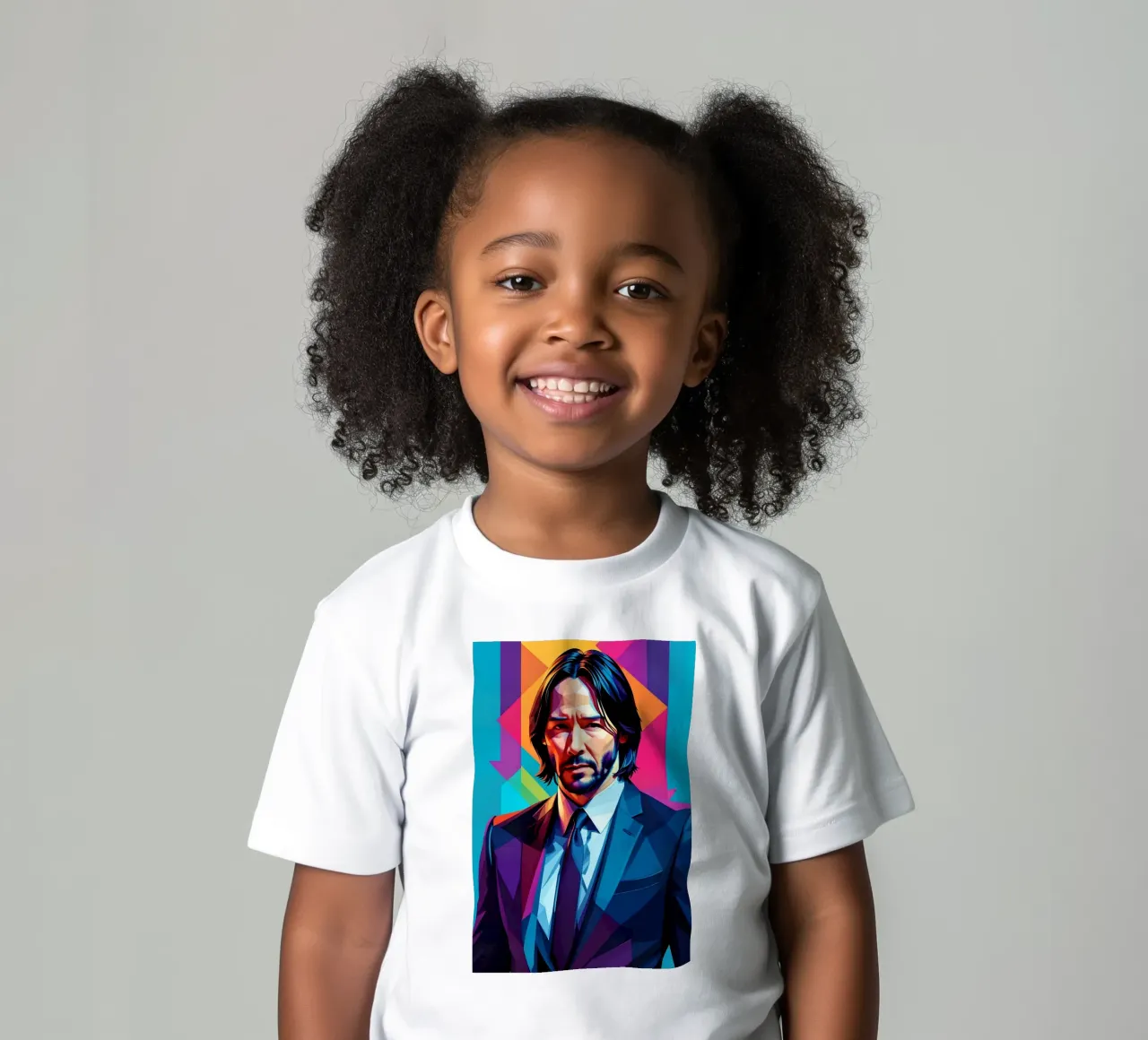John Wick pop-art kinder t-shirt van BONANZA