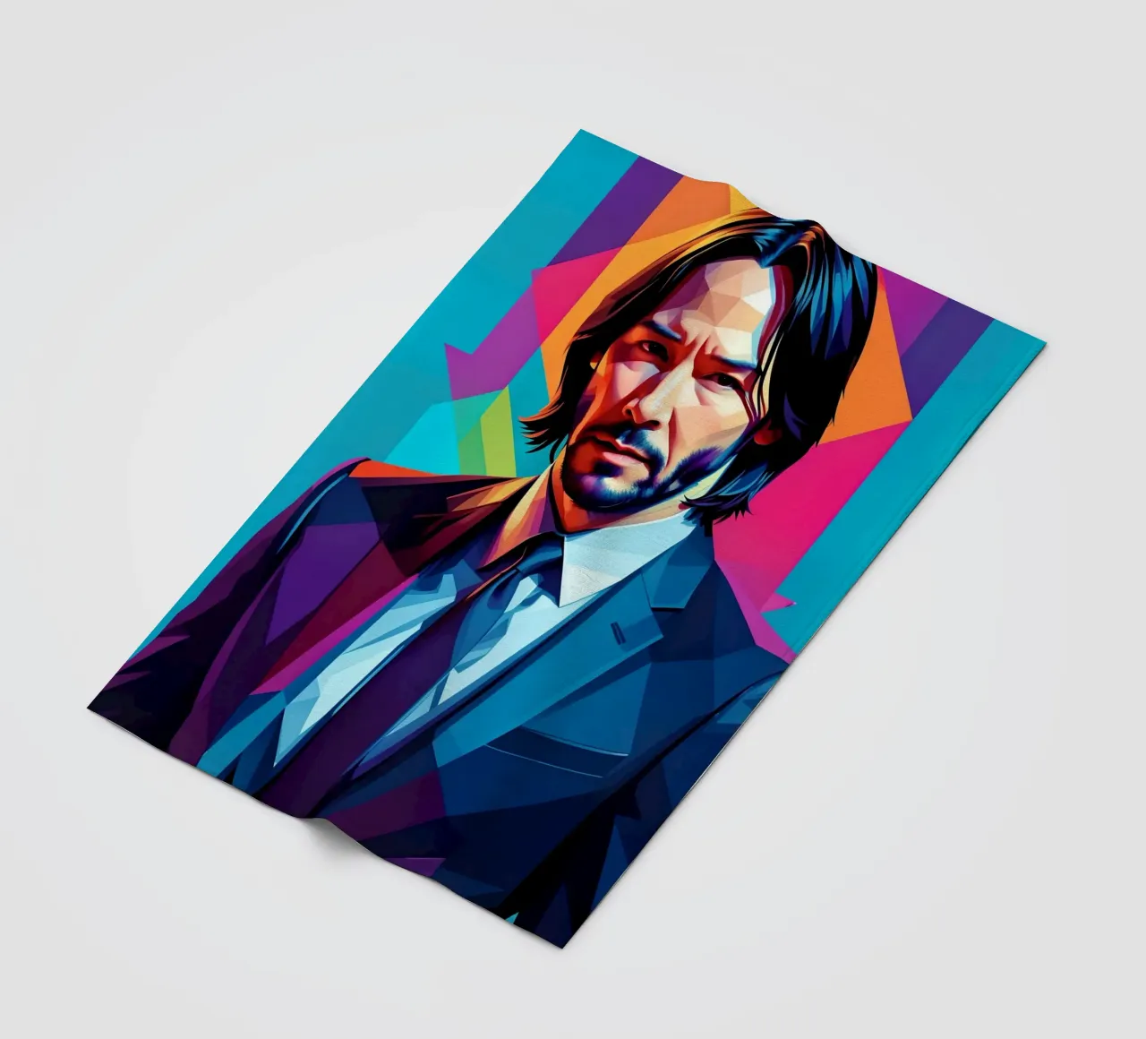 John Wick pop art coperta in pile da BONANZA
