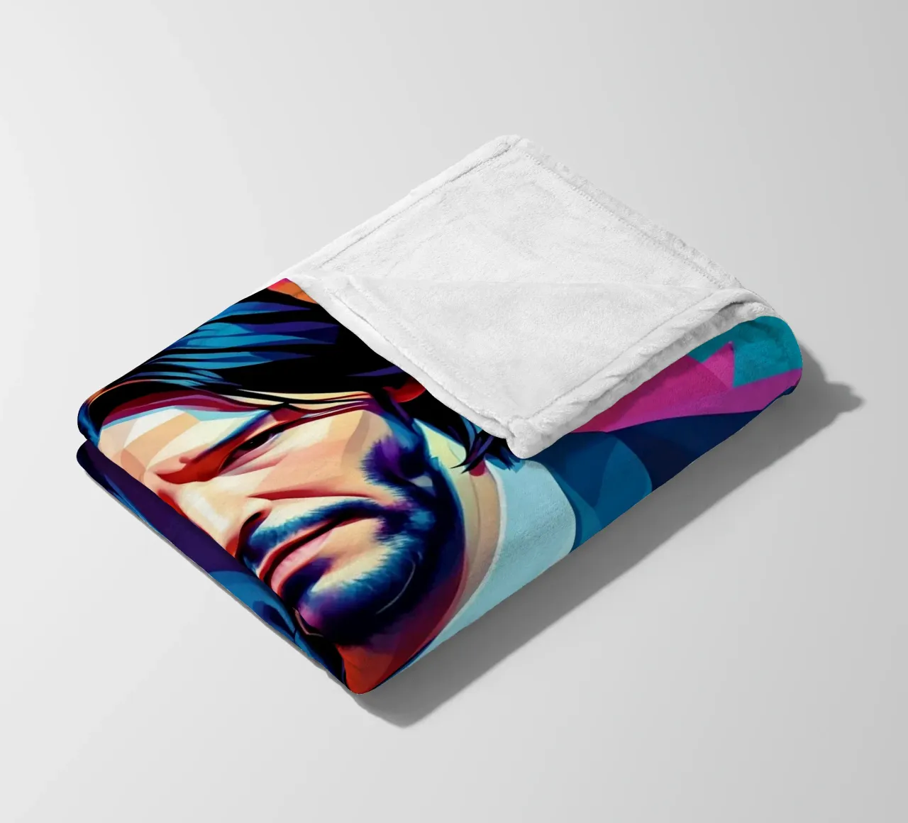 John Wick pop art coperta in pile da BONANZA