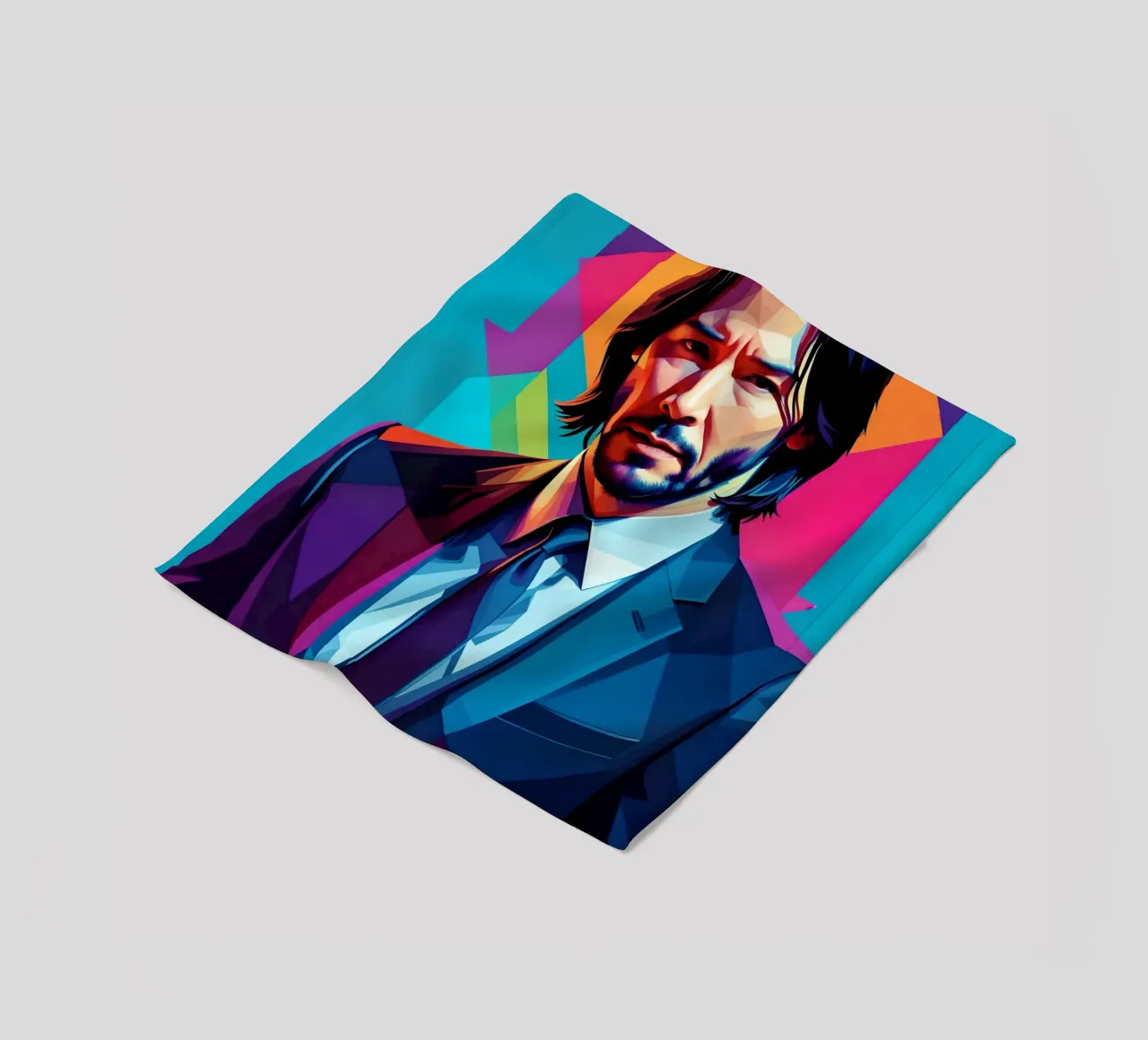 John Wick pop art coperta in pile da BONANZA