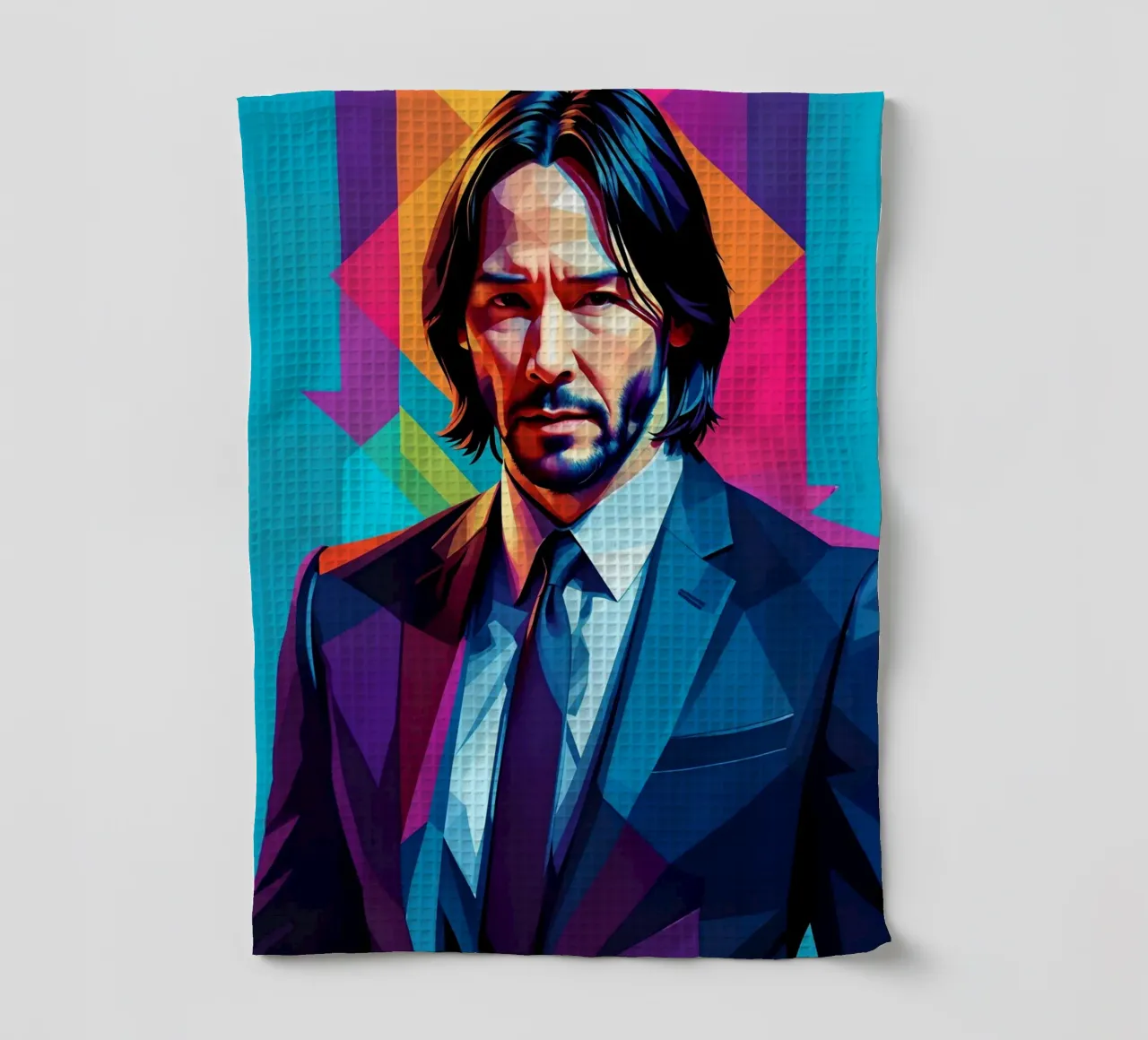 John Wick pop art canovaccio da cucina da BONANZA