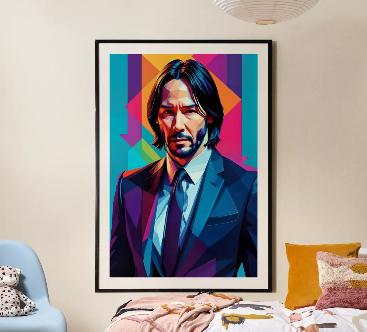 John Wick pop-art hahnemühle van BONANZA