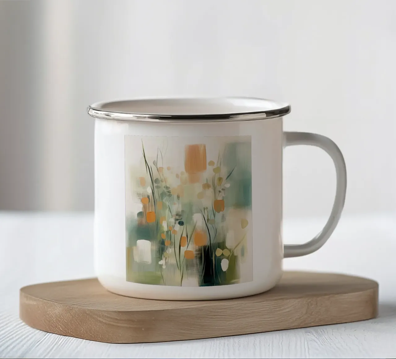 Arte da parete di Imagine tazza in smalto da Imagine