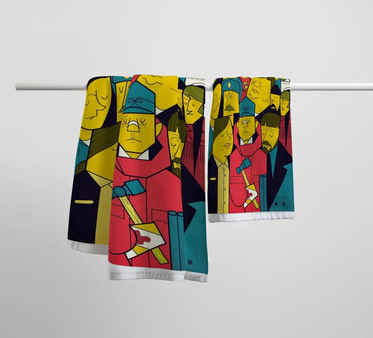 This is a true story asciugamano da bagno da Ale Giorgini
