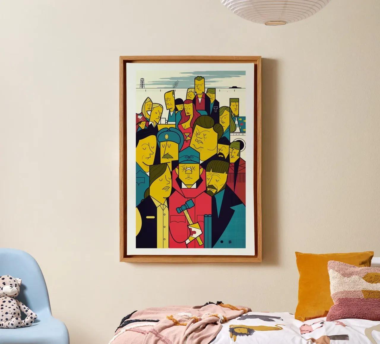 This is a true story canvas by Ale Giorgini