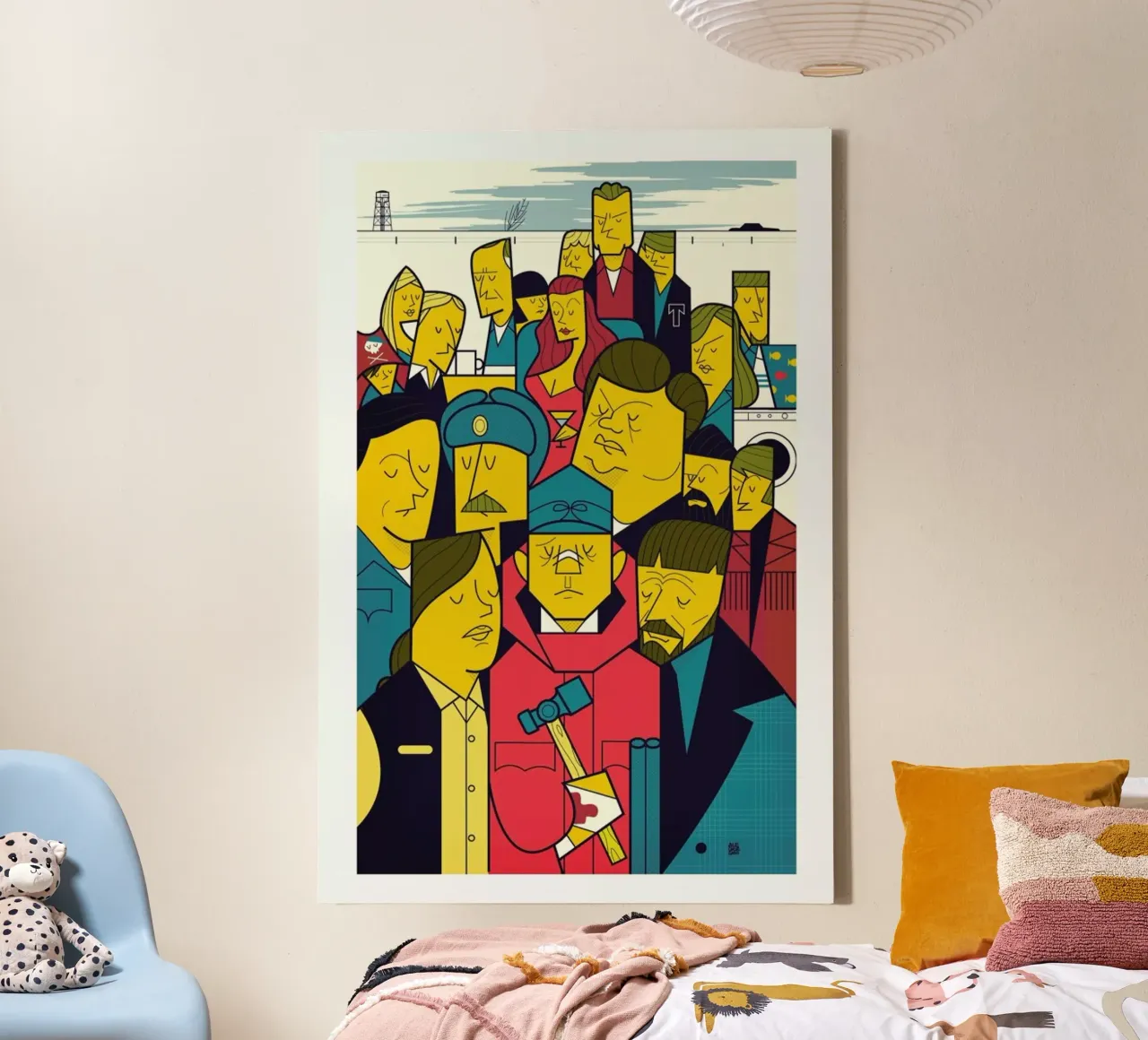 This is a true story canvas by Ale Giorgini