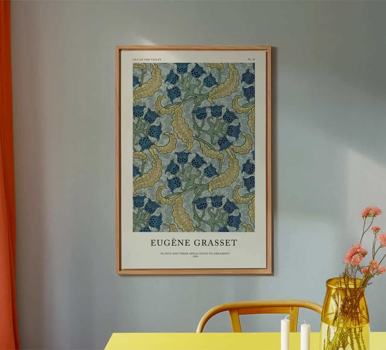 Grasset - Lily of the Valley 38 alluminio dibond da Vintage by JUNIQE