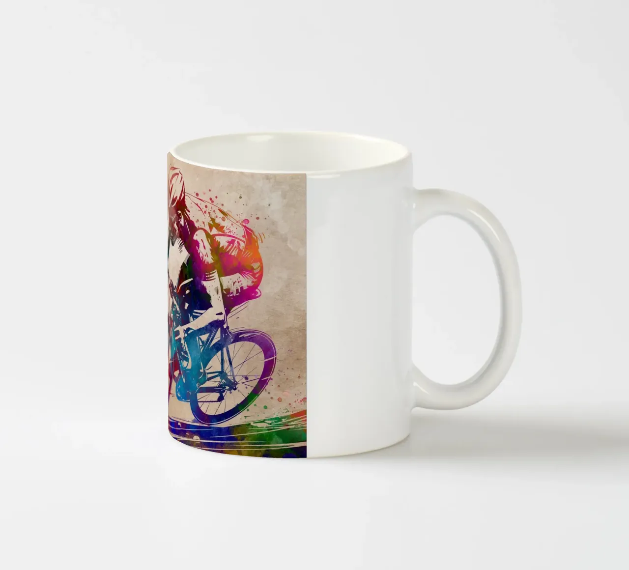 Radsport Kunst Keramik Tasse von SPORT