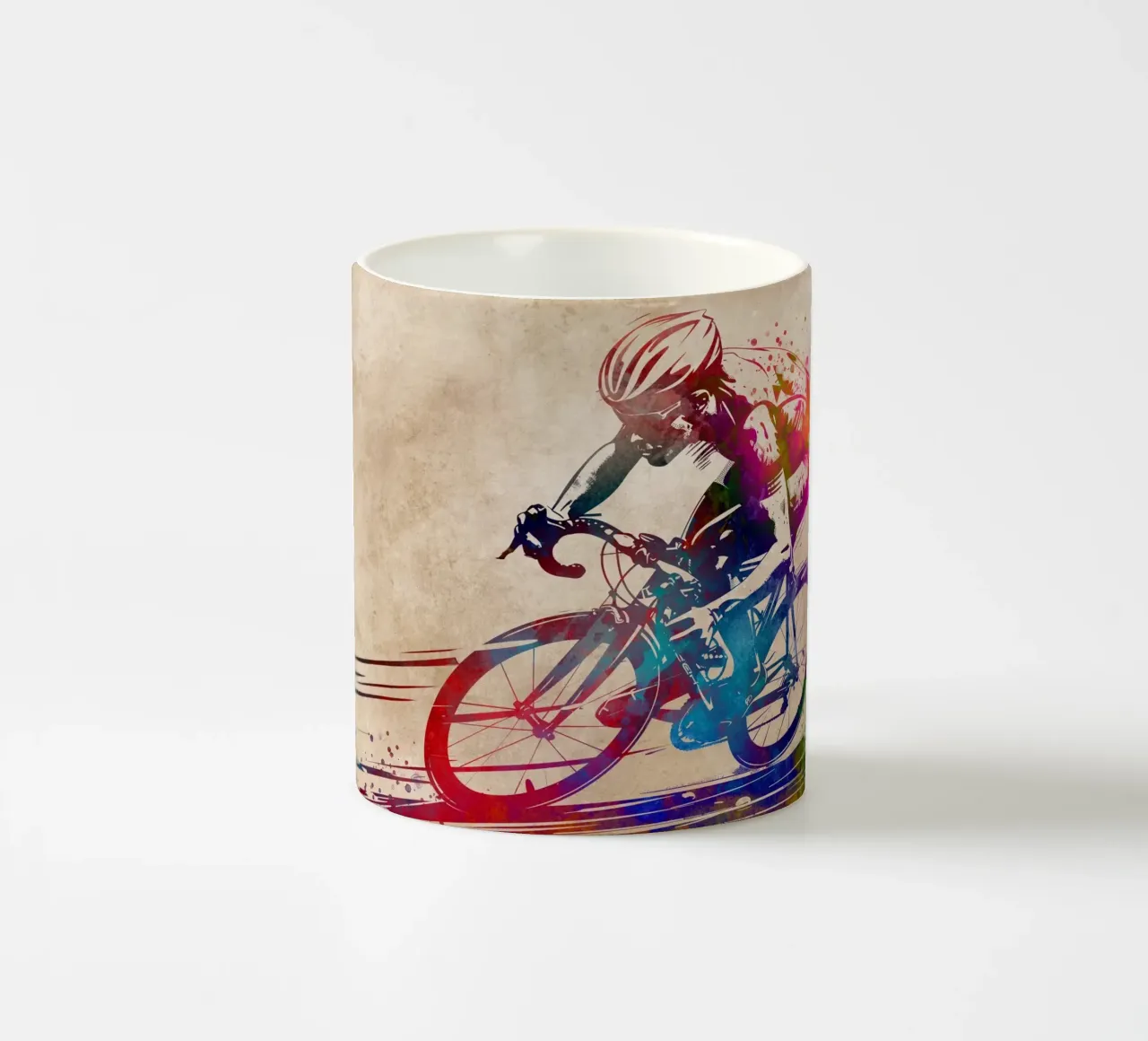 Radsport Kunst Keramik Tasse von SPORT
