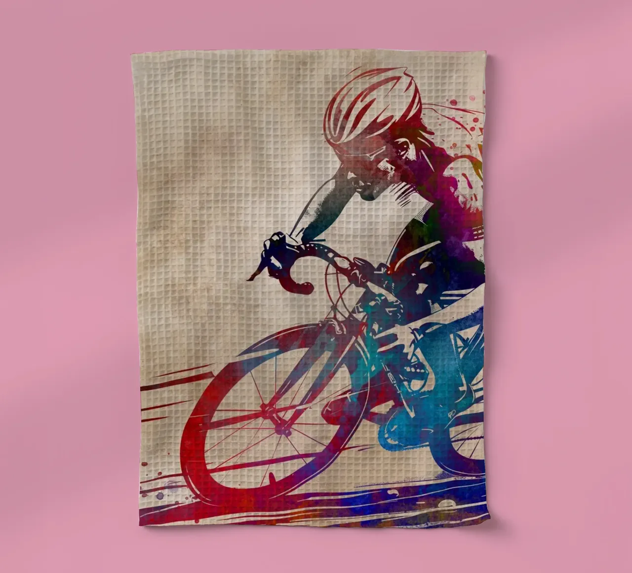 Radsport Kunst Geschirrtuch von SPORT