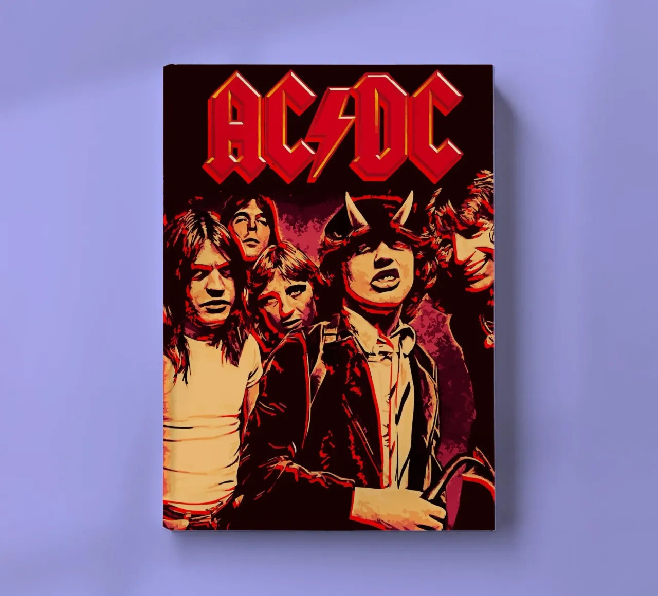 Ac Dc Art Notizbuch von music soul