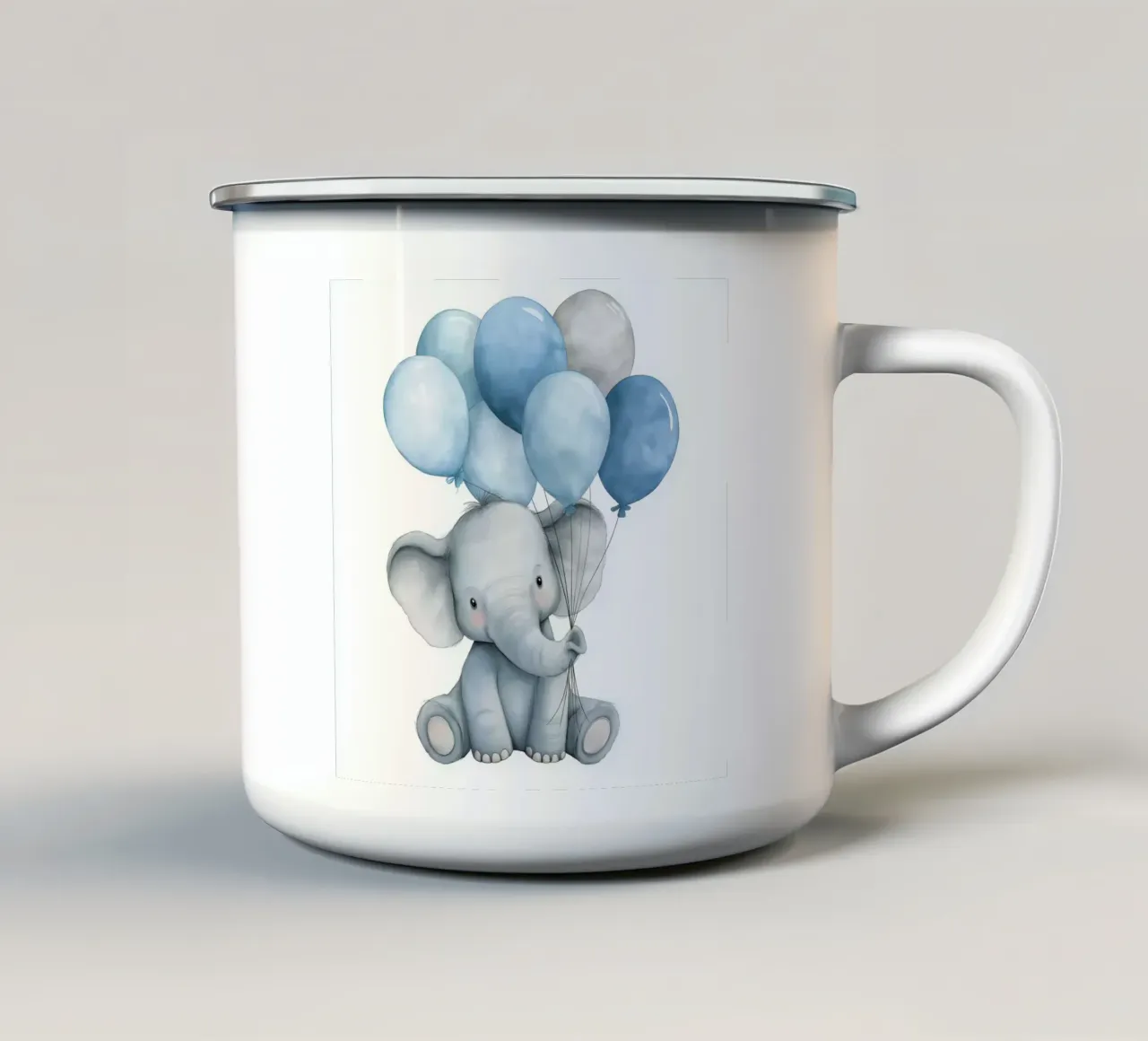 Arte da parete di Imagine tazza in smalto da Imagine