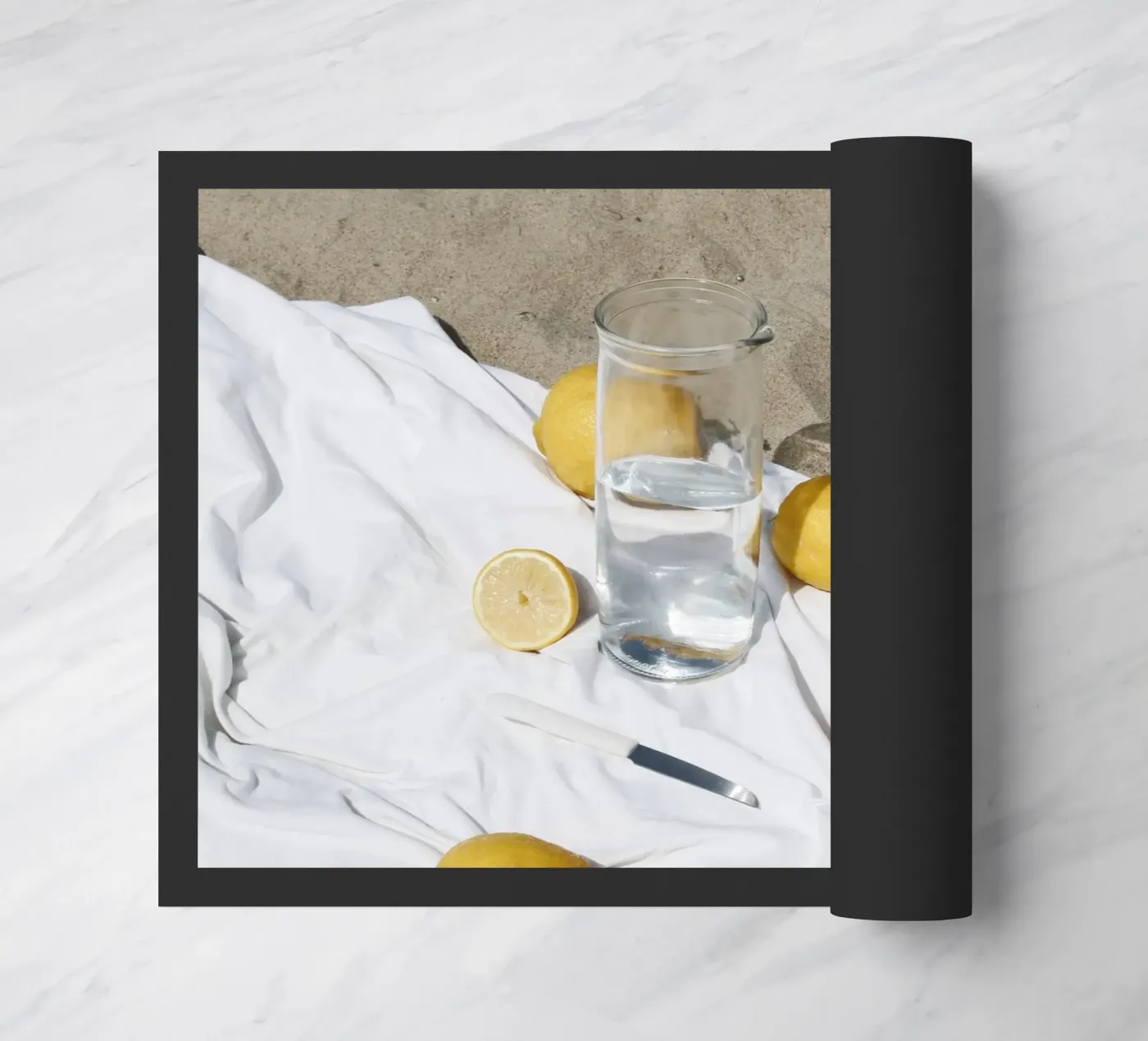 Beachside Quench doormat by George Griefy