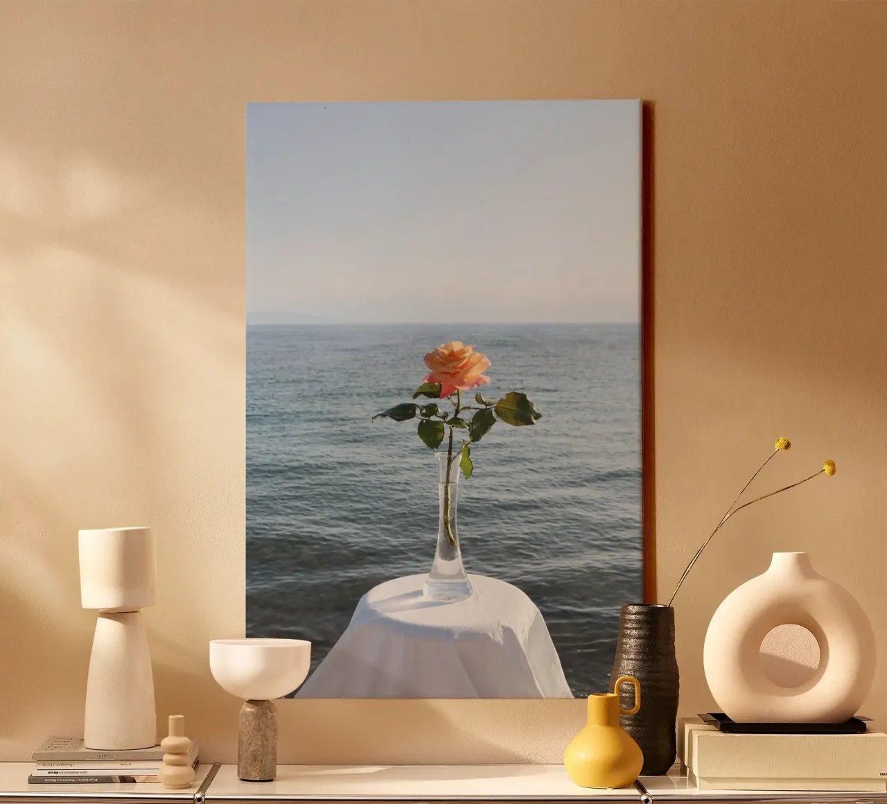 Rose Dreams tela con Cornice a cassetta da George Griefy