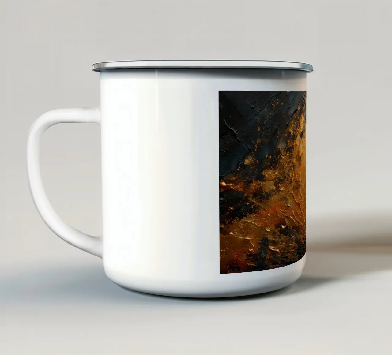 Arte da parete di Imagine tazza in smalto da Imagine