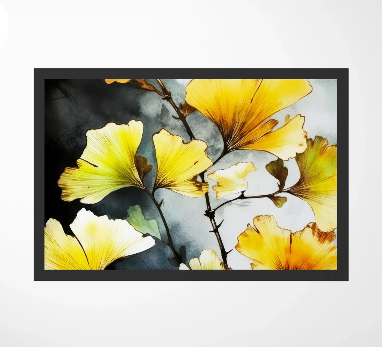 Ginkgo Biloba foglie zerbino da Lionmixart