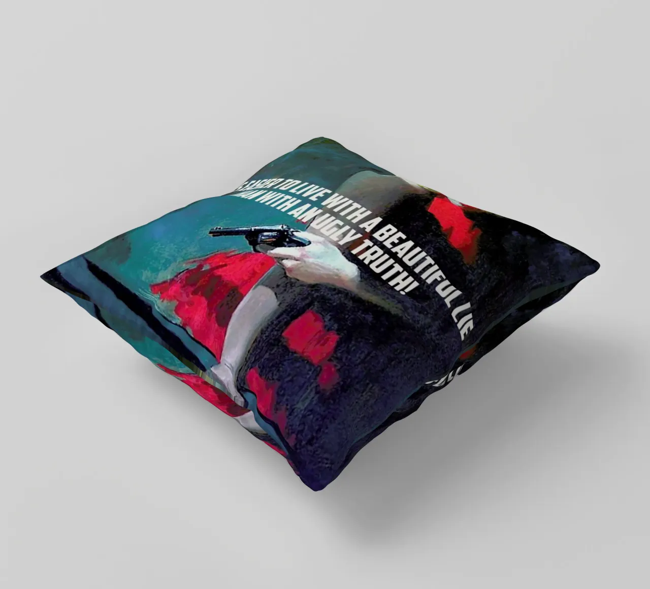 It Is Easier To Live With cuscino da Gallery Print and Art Limited