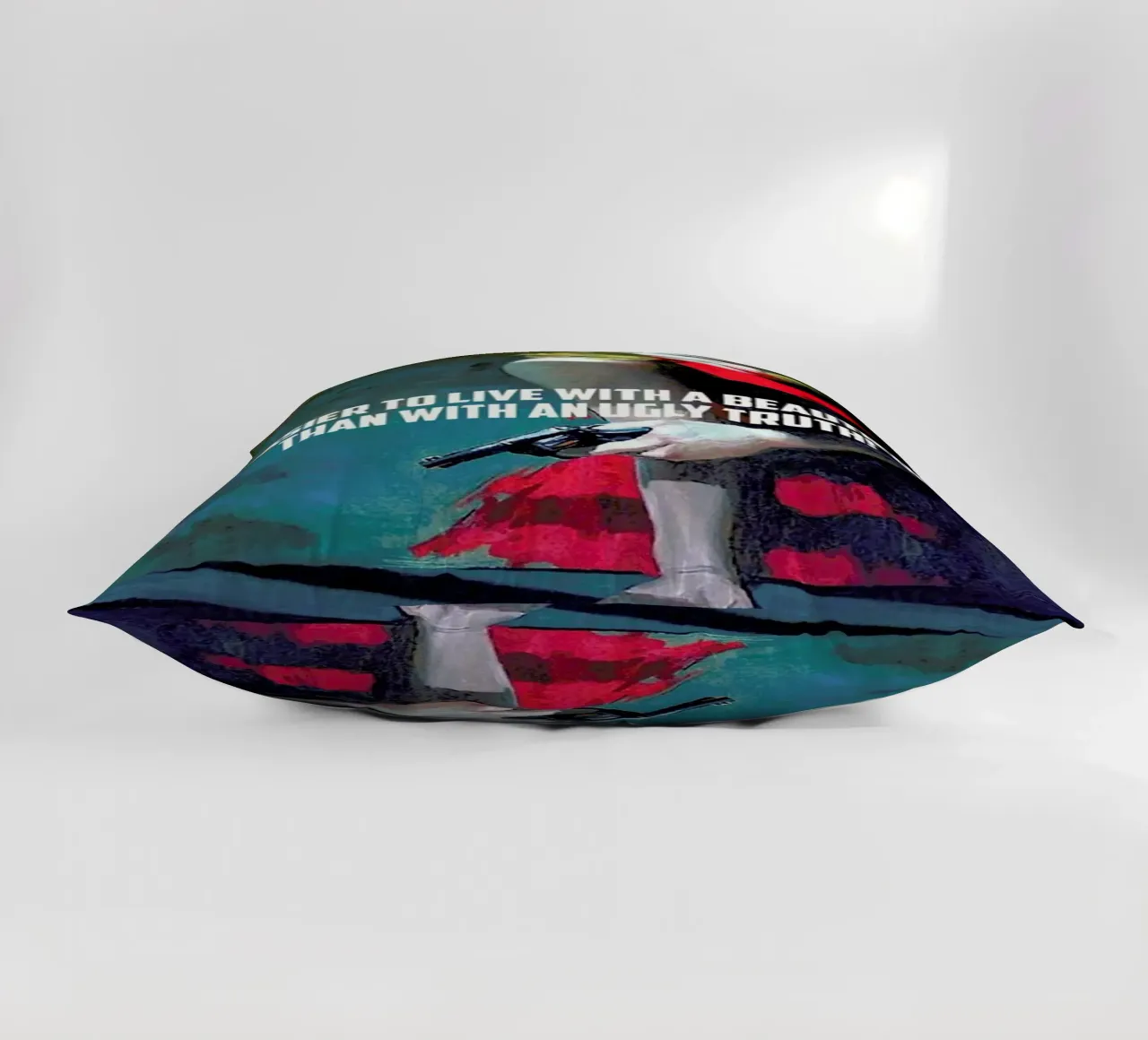 It Is Easier To Live With cuscino da Gallery Print and Art Limited