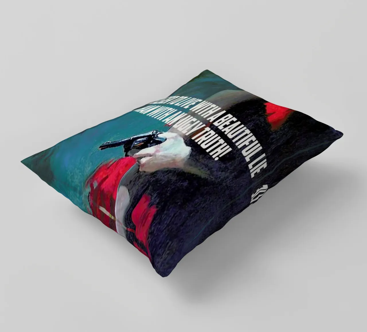 It Is Easier To Live With cuscino da Gallery Print and Art Limited