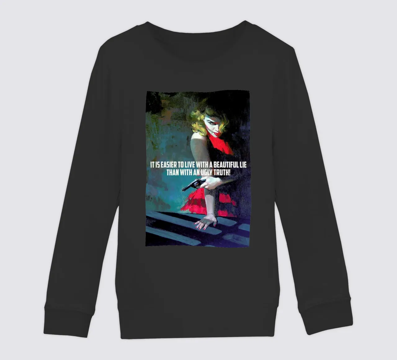 It Is Easier To Live With felpa bambino da Gallery Print and Art Limited