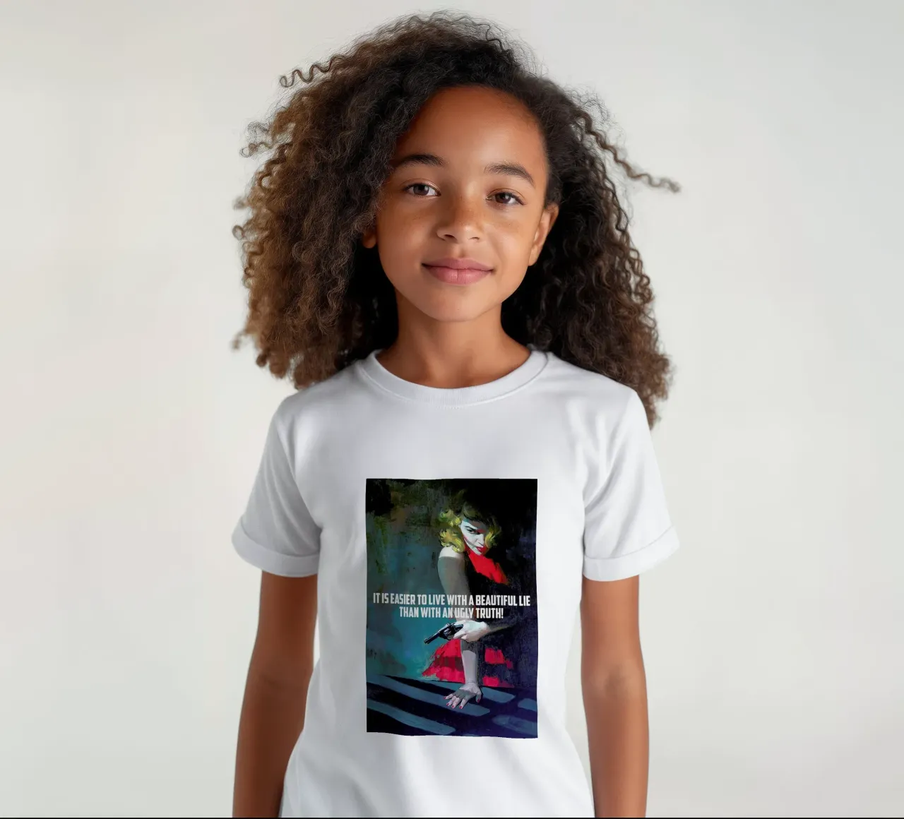 It Is Easier To Live With t-shirt bambini da Gallery Print and Art Limited