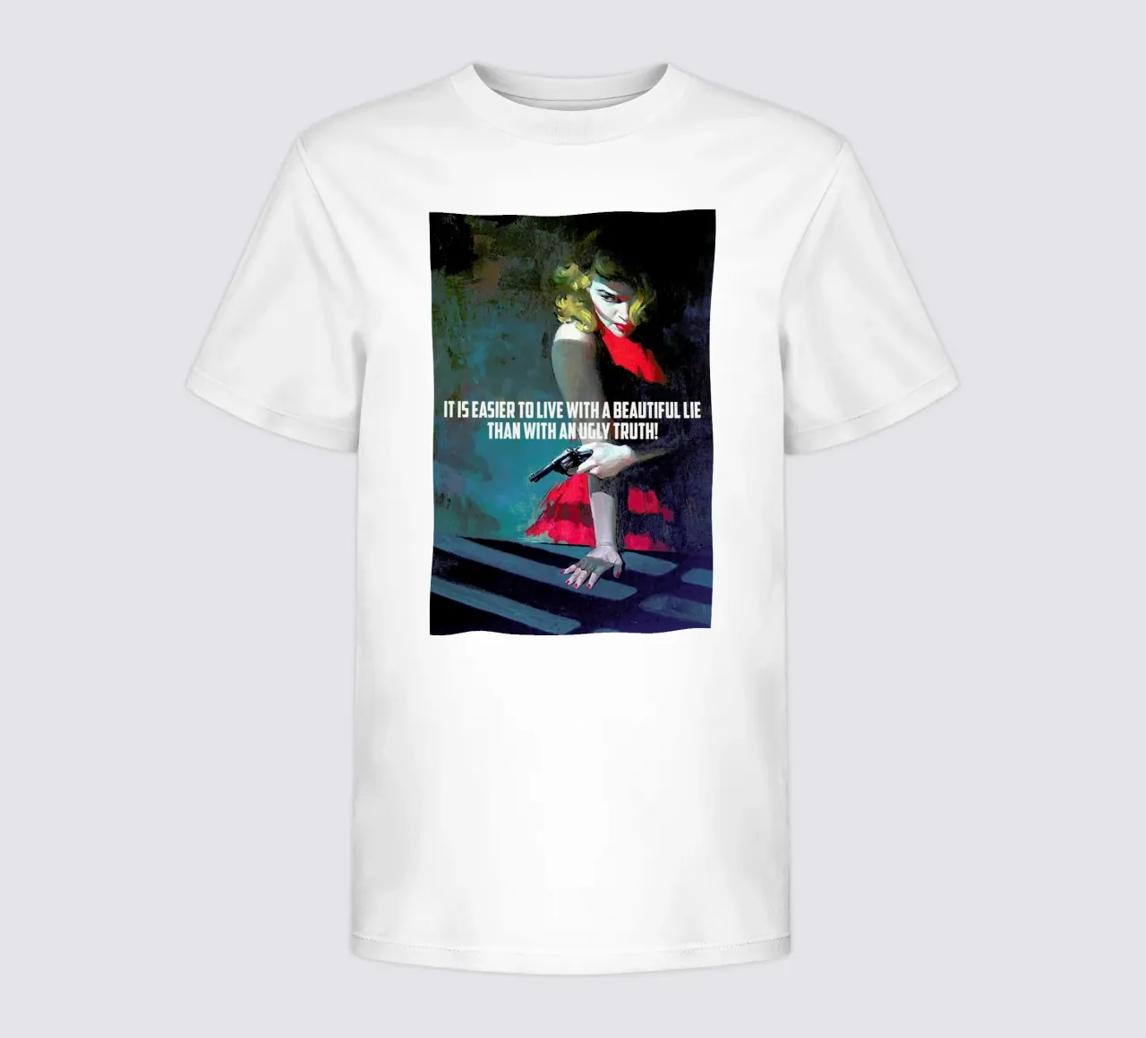 It Is Easier To Live With t-shirt bambini da Gallery Print and Art Limited