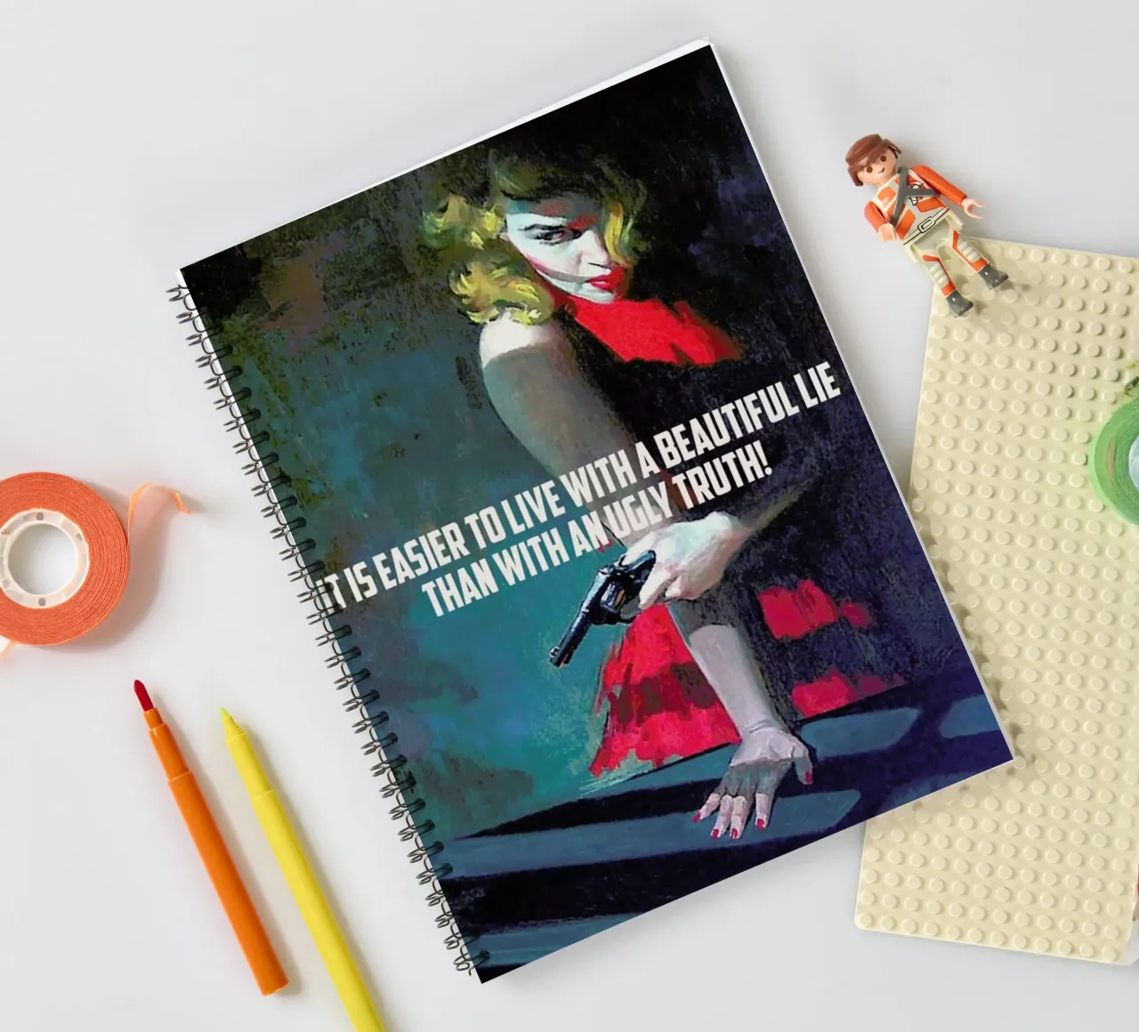 It Is Easier To Live With diario ad anelli da Gallery Print and Art Limited