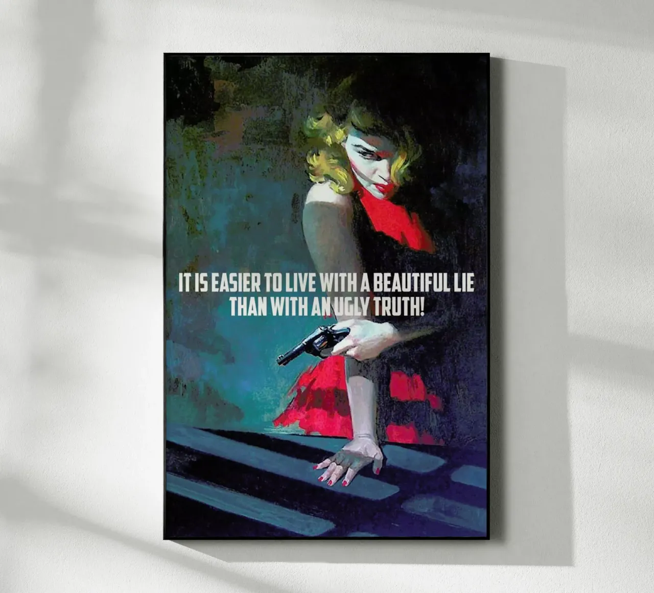 It Is Easier To Live With plexiglass da Gallery Print and Art Limited