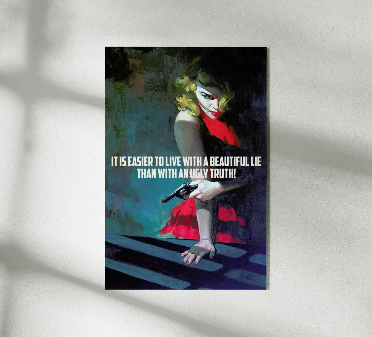 It Is Easier To Live With plexiglass da Gallery Print and Art Limited