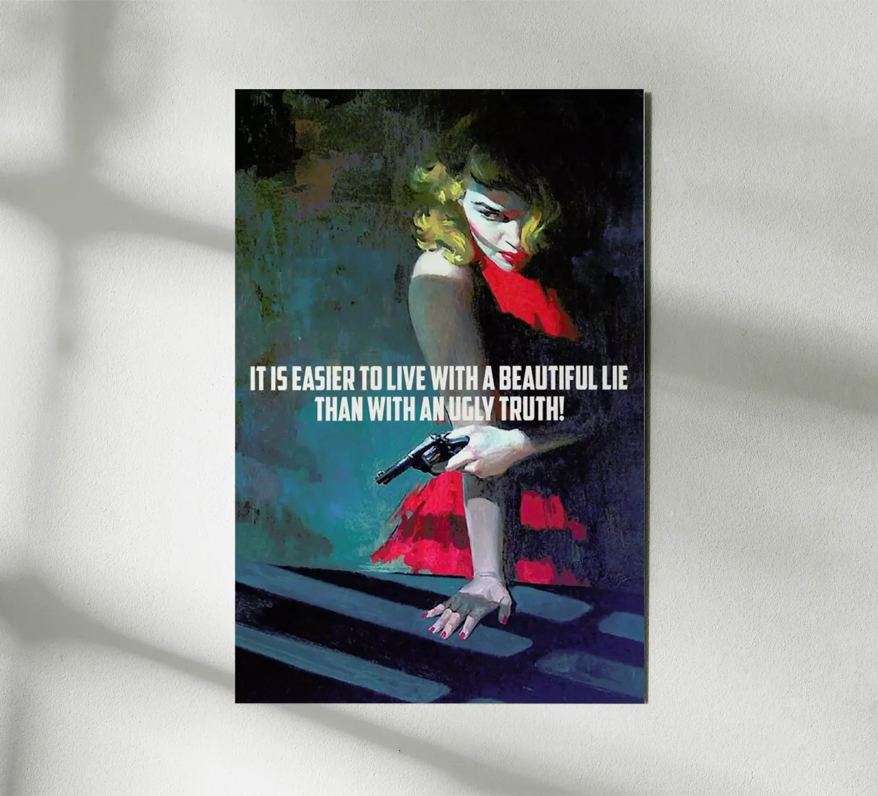 It Is Easier To Live With alluminio dibond da Gallery Print and Art Limited