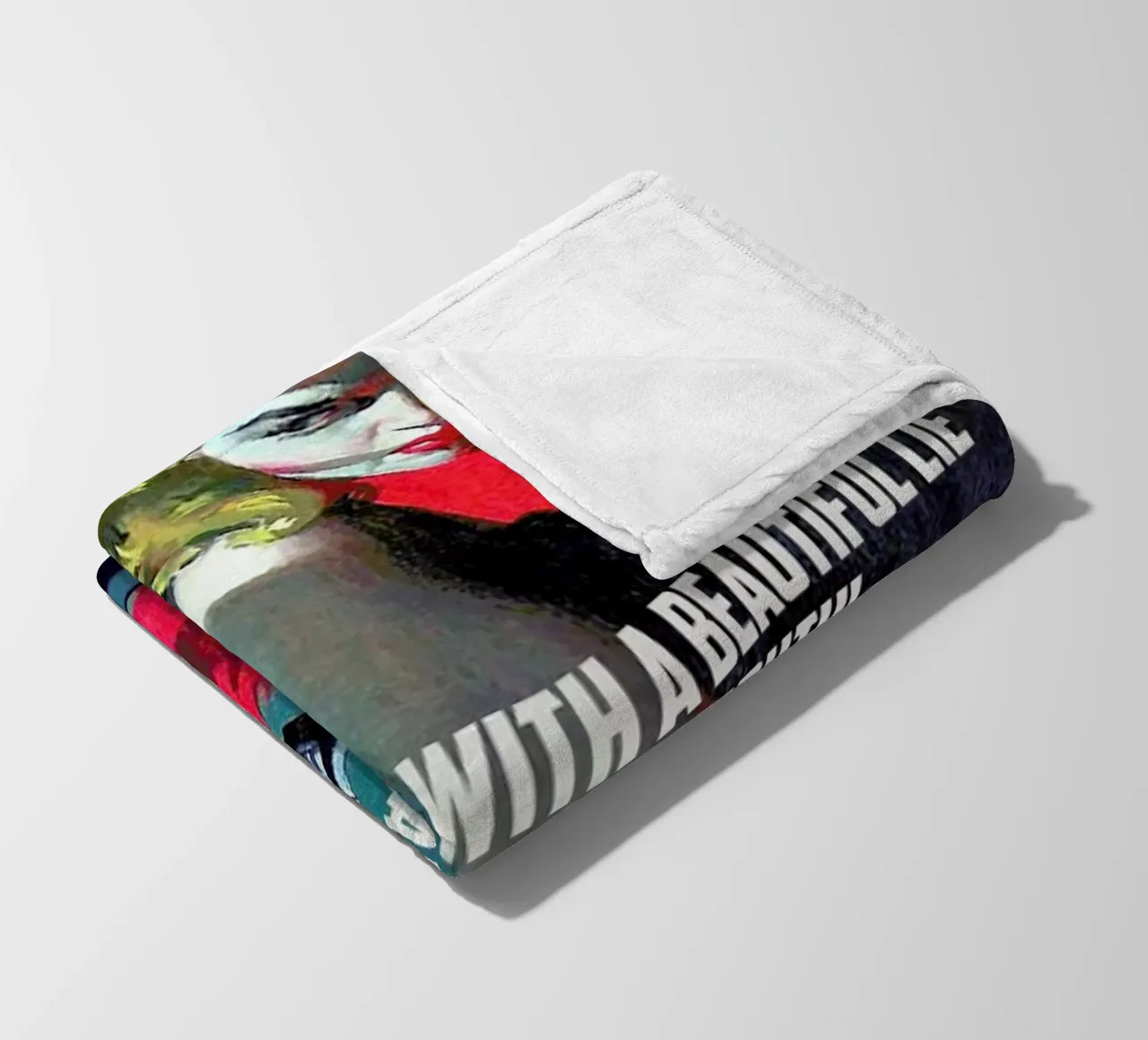 It Is Easier To Live With coperta in pile da Gallery Print and Art Limited