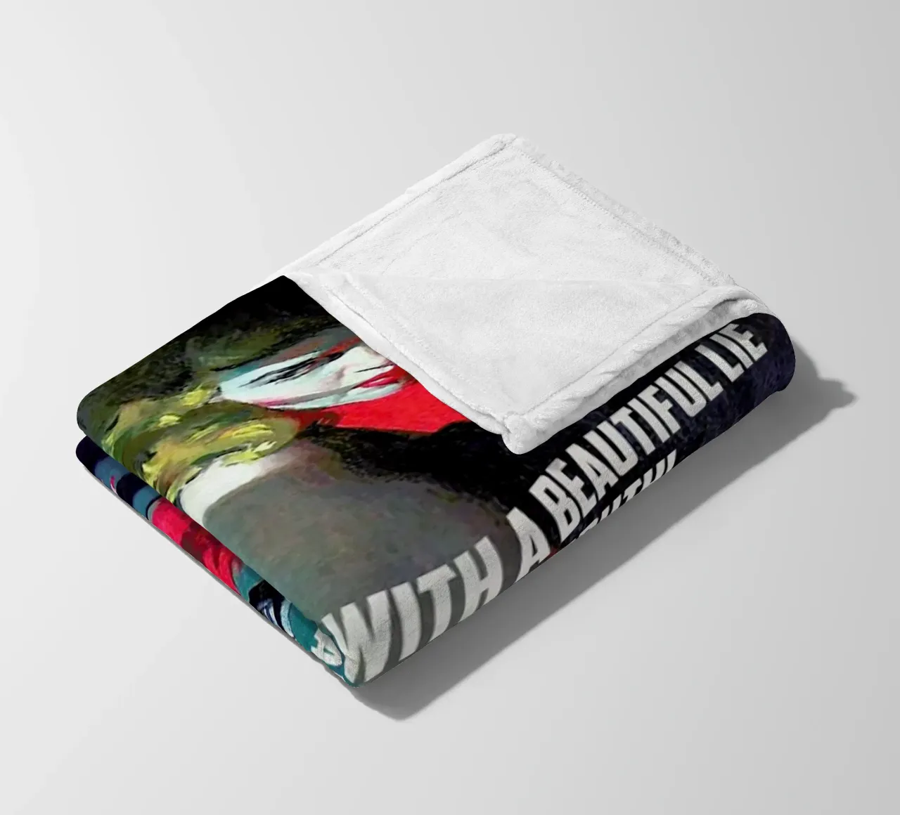 It Is Easier To Live With coperta in pile da Gallery Print and Art Limited